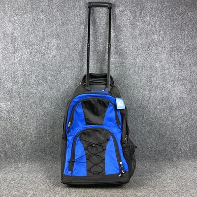 Mochila de viaje Golden Pacific Royal Blue 22" rodante con múltiples compartimentos NUEVA Foto 1 de 4