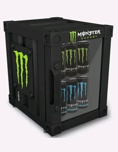 ❌️ NEU ❌️ Monster Energy Kühlschrank Kühlbox Mini Cargo Cooler Kühler Bar Party - Bild 1 von 3