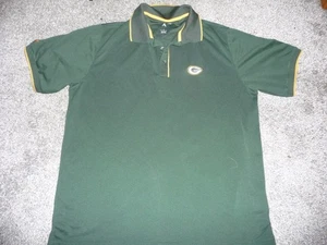 Adult Large Green Bay Packers Short Sleeve Polo Collared Shirt - Antigua, Poly. - Bild 1 von 4