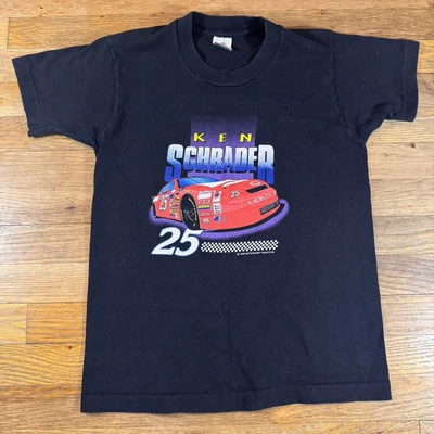 Camiseta de carreras vintage 1995 NASCAR Ken Schrader #25 juvenil talla grande 14-16 EE. UU. Foto 1 de 4