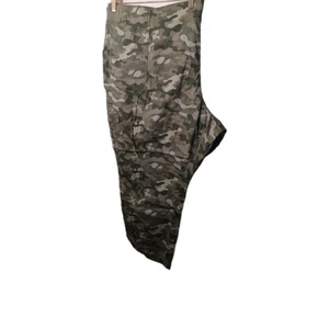 Catherines Damen 100% Baumwolle Grün Camouflage Cargo Hose Leicht 5XP  - Bild 1 von 9