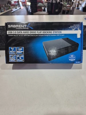 SABRENT USB 3.0 to SATA External Hard Drive Lay-Flat Docking Station (EC-DFLT) - Image 1 of 3