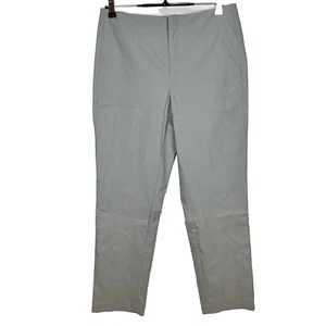 Pantaloni elasticizzati Nic+Zoe Wonder, taglia 10, colore marrone/cachi, nuovi con etichette $158 - Foto 1 di 5