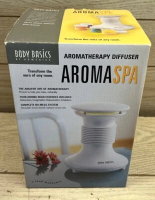 Homedics Body Basics Aroma Spa Aromatherapy Diffuser with 4 Aroma Bead Jars  - Image 1 of 2