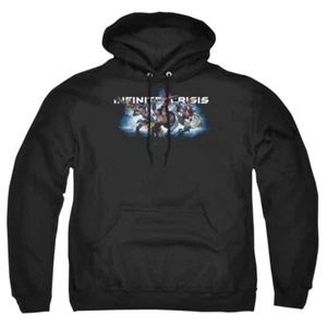 Infinite Crisis "IC Blue" Pullover Hoodie, Sweatshirt or Long Sleeve T-Shirt - Picture 1 of 10