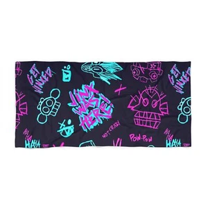 Jinx was here gamer girl Beach Towel arcane league of legends - Picture 1 of 3