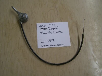 CABLE ACELERADOR FUERABORDA DT100-11664 VINTAGE SUZUKI 7HP T57 Foto 1 de 2
