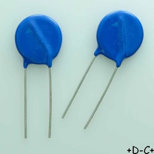 S20K275 Varistance TVS 275V 350V 20mm 10% pas10 Epcos RoHS (lot de 2)