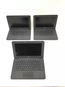 9x Ordinateur portable HP Chromebook 11A G6 Amd A4-9120C 2,4 GHz 11,6" avec 16 Go, BadBattery, noAC - Photo 1/17