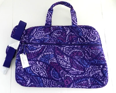 Paisley Amethyst Grand Traveler Carry-On Travel Luggage Vera Bradley NWT - Image 1 of 4