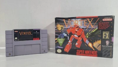 Vortex SNES(Super Nintendo, Electro Brain 1994) w/ Box, TESTED/WORKING - Image 1 of 4