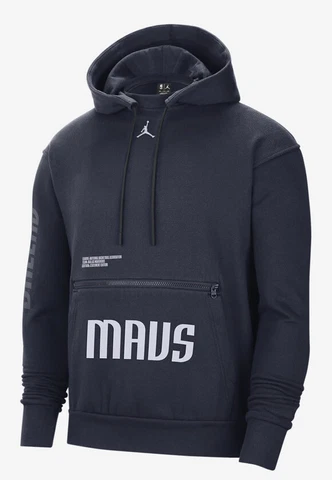 Nike Air Jordan Brand Dallas Mavericks Statement Courtside Hoodie Men's 3XL Cover