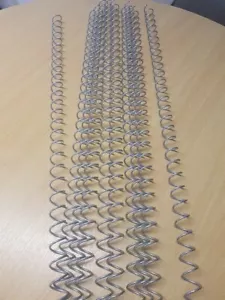 5x Pack Gabion Spring, Spiral, Helicals, Helicoils For Gabion Basket - 100cm - Picture 1 of 3