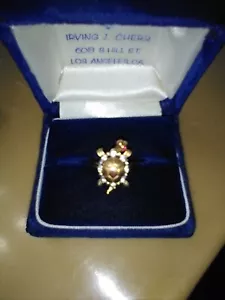 14k turtle ring - Picture 1 of 4