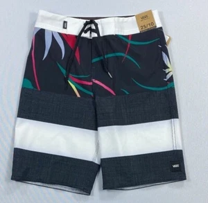 Boy's Youth Vans 18" Outseam 4 Way Stretch Board Shorts Swim - Picture 1 of 7