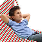 Candy Cane Toy Bag Lounger Chair Bicolor Stripes