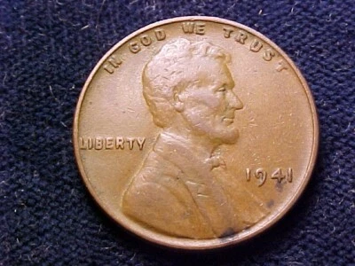 1941 Doubled Die Obverse Lincoln Cent; Very Fine condition - Image 1 of 4
