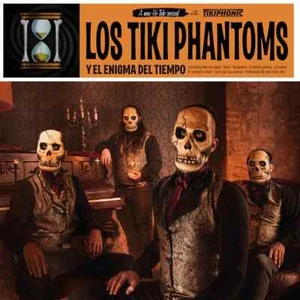 Los Tiki Phantoms - Y El Enigma Del Tiempo LP - Lava Colored Vinyl (Surf Rock) - Picture 1 of 1