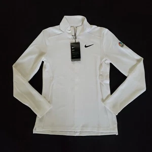 Nike Training White XS 1/4 Zip NBC 2020 Tokyo Olympics Women Pullover Shirt Top - Picture 1 of 9