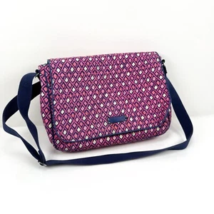 Vera Bradley Iconic On the Go Women's Crossbody Bag - Daisy Dot Paisley - Picture 1 of 14