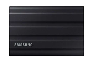 SSD 2TB Samsung Portable SSD T7 Shield USB3.2 Black extern Kit - Bild 1 von 11