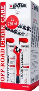 IPONE - Juego de limpieza para motocicletas todoterreno - Limpiador de cadenas + cadena X-Trem 750 ml - Imagen 1 de 9