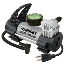 New Husky Electric Air Tire Pump 120V Inflator Auto Bike Car Truck Compressor