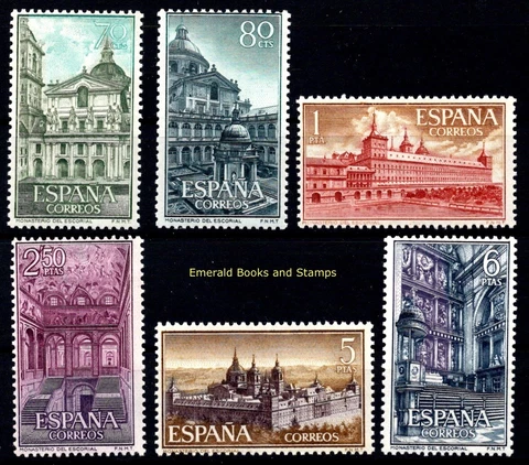 EBS Spain España 1961 Monastery of San Lorenzo de El Escorial - 1277-1282 MNH** Cover