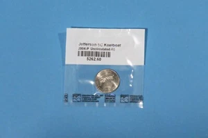 2004 P Jefferson Nickel Keel Boat BU Brilliant Uncirculated - Bild 1 von 2