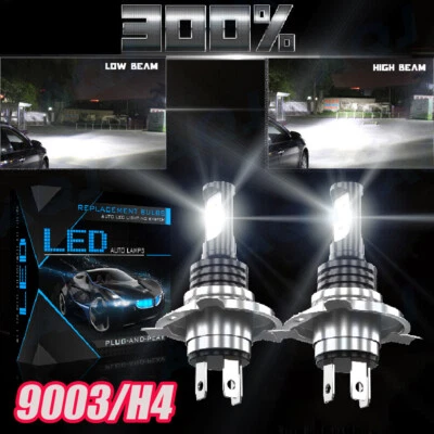 Faro LED H4/9003 6000K blanco bombillas haz alto/bajo para HONDA CIVIC 1996-2000 2* Foto 1 de 4
