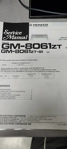 PIONEER GM-8061ZT / GM-8061ZT-91 Original Service Manual - Picture 1 of 1