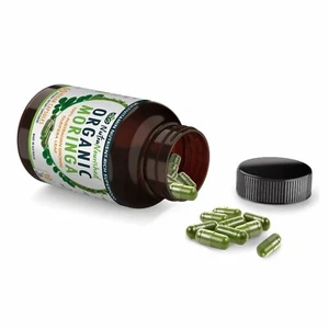 Bio reine Moringa Blatt Kapseln, australischer Anbau, 30+ Tagesvorrat (720mg) - Bild 1 von 6