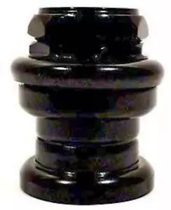 Bicicletta/bicicletta 1-1/8" (28,6 mm) Auricolare in acciaio filettato - Nero - Foto 1 di 2