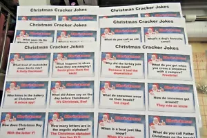 Weihnachtscracker Füllstoffe - Charms & Cracker Witzblätter KOSTENLOS UK Porto - Bild 1 von 8