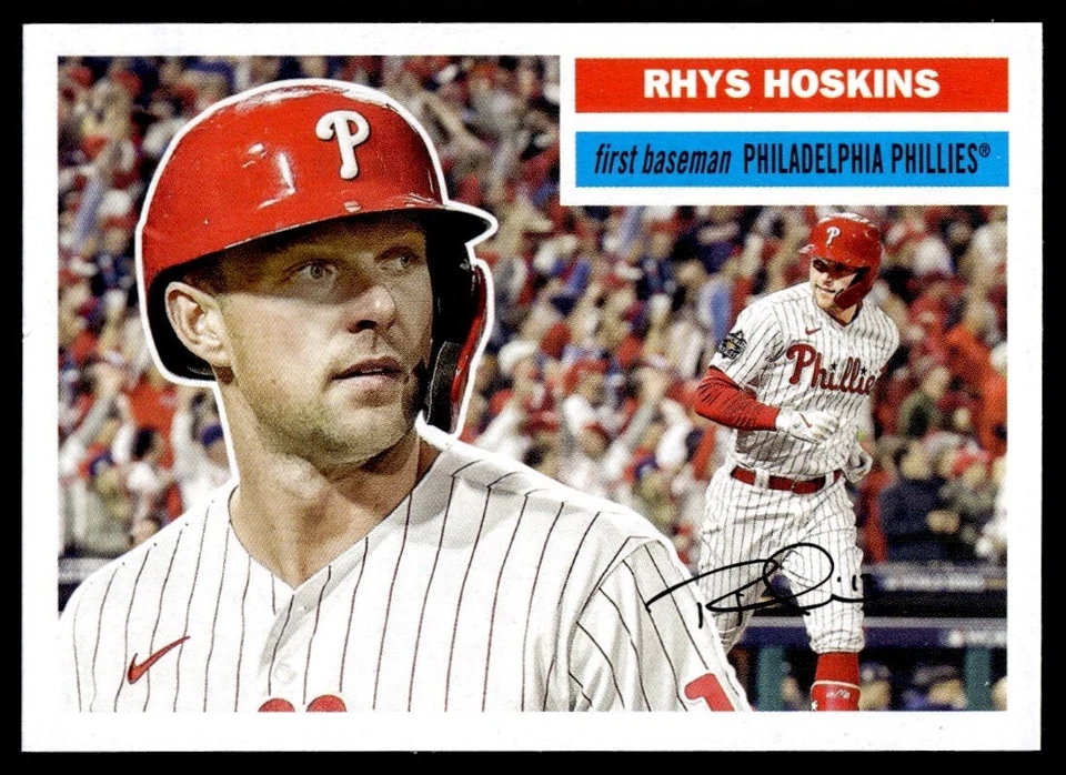 2023 Topps Archives Rhys Hoskins Philadelphia Phillies #20 - Image 1 of 2