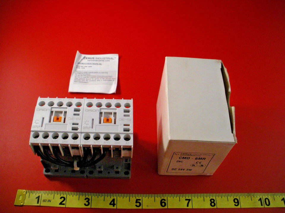 Cerus CMD-6MR Contactor CMC(D)-6M Orion Industrial Relay 2NC 24v 3w Nib New - Image 1 of 4