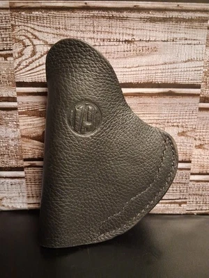 1791 Gunleather S&W J-Frame Revolver IWB Pocket Holster Size 2 RH Black Leather - Image 1 of 4