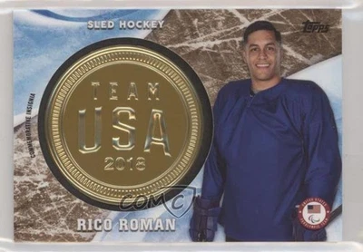 2018 Topps US Olympic & Paralympic Team and Hopefuls /25 Rico Roman #ICR-RR - Image 1 of 2
