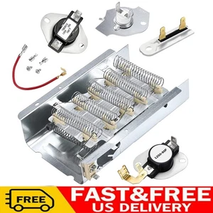 Upgraded 279838 W10724237 Dryer Heating Element for Whirlpool Wed4815Ew1 Maytag - Picture 1 of 17