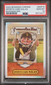 2024 Bowman Chrome Sports Card Salas (Ethan Salas) #15 Bowman GPK PSA 10 - Bild 1 von 2