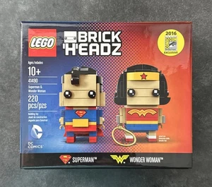 Lego SDCC Brickheadz: Superman & Wonder Woman (41490) - Picture 1 of 8
