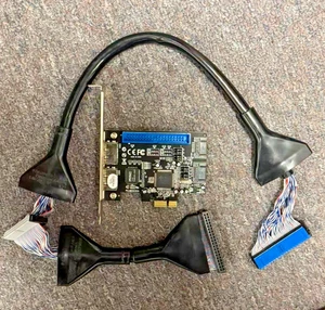 VANTEC 4+1 SATA II 300 & PATA PCI-E Combo Model UGT-IS100R - Tested - Picture 1 of 8