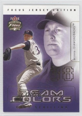 Camiseta Fleer Focus 2003 edición Team Colors Curt Schilling #4TC Foto 1 de 2