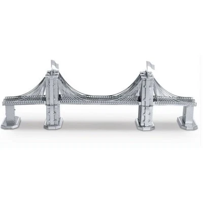 Metal Earth Brooklyn Bridge 3D metal Model + Tweezer 010480 - Image 1 of 4