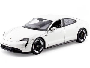 2021 Porsche Taycan Turbo S Blanco 1:24 Bburago 21098 - Imagen 1 de 5
