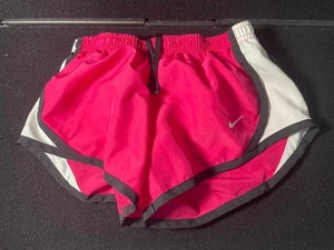 Nike Toddler Girl Running Shorts ~ DRI-FIT ~ Pink & White ~ - Picture 1 of 4