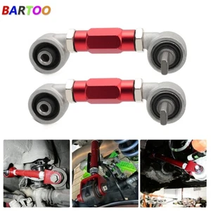 For Honda Civic 88-00 EF EG EK 90-01 Integra Rear Control Camber Arms Kit Red - Picture 1 of 12
