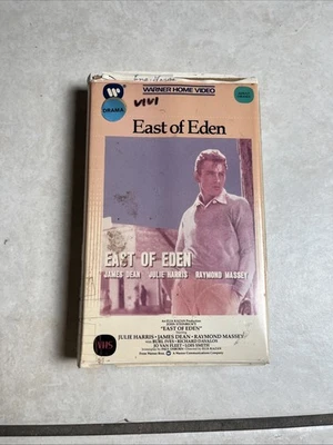 East of Eden VHS James Dean Vintage 1982 Original Warner RARE Big Box Clamshell - Image 1 of 4