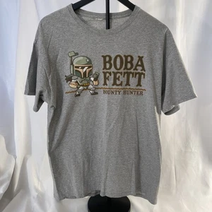 Star Wars Boba Fett Bounty Hunter Camiseta Gráfica Gris Para Hombre M Lucasfilm Disney - Imagen 1 de 7