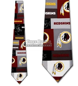 Redskins Ties FREE SHIPPING Washington Redskins Necktie Licensed Neck Tie NWT - Picture 1 of 3